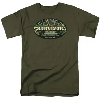 Логото на Survivor Gabon - мъжки t-shirt Regular Fit