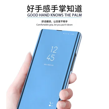 2023 Луксозен Огледален калъф с умен Покритие Smart Mirror Case за Huawei Honor 7C AUM-L41 5,7 