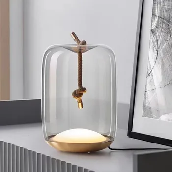 Brokis Knot Настолна лампа Nordic стъкло лампа за дневна, спалня, кабинет, нощна лампа в стил Деко Дизайн на лампа за ресторант