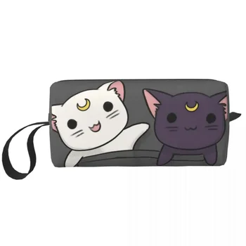 Косметичка Pocket Lunar Duo, Косметичка за мъже и жени, чанта за тоалетни принадлежности, Sailor Moon, чанта за багаж, чанта