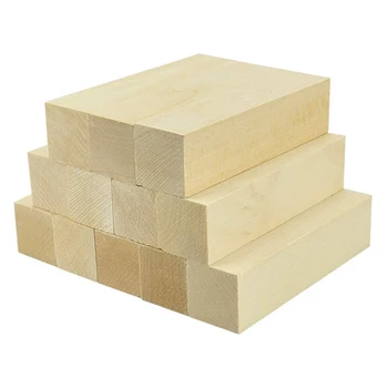 Рендосвачни и дърворезба, Дървени блокове Непълни Дървени блокове, Блокове за резба по липа Набор от мека дървесина за начинаещи резбари