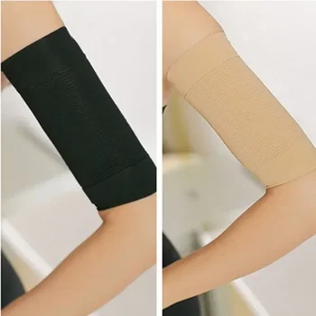 1 чифт утягивающих компрессионных бандажей за ръце, които помагат да даде форма предплечью, Масажна лента за торби За жени