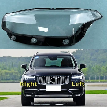 За Volvo XC90 2015-2022 Капачка на обектива отпред фаровете на колата Auto Shell Лампа фарове със стъклен капак на стоп Светлина капачка