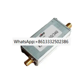 Полосовой филтър с остър отсечкой в диапазон 260-340 Mhz и 300 Mhz интерфейс