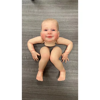NPK 18-инчов вече раскрашенный комплект за кукли Реборн Sebastian, лимитирана серия, реалистична 3D кожа, видими вени на тъканните тялото и очите