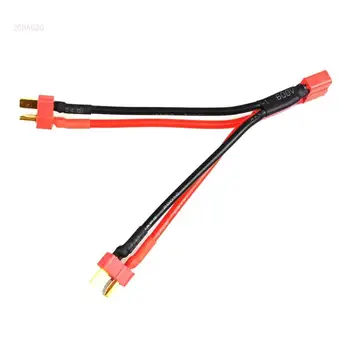 T-образна паралелен кабел T-образен съединител на адаптер с разветвителем от контакти 1 до 2 подложки на 10 см