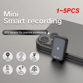 1-5 бр. Топ GF21 Mini GPS, авто тракер в реално време, устройство за защита от загуба, гласово управление, локатор запис, микрофон с висока разделителна способност