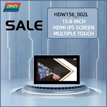 DWIN 15.6-инчов Монитор със сензорен екран и 1920 *1080 IPS с Интерфейс HDMI, Сменяем и Сценичен Дисплей Raspberry Pi с корпус IP65 Multi-Touch