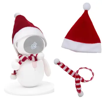 За Робот Eilik Коледна Шапка, Коледен Шал Робот Изключителна Шапка Аксесоари За Декор Шапки на Дядо Шалове Робот Коледен Клау S1Z2
