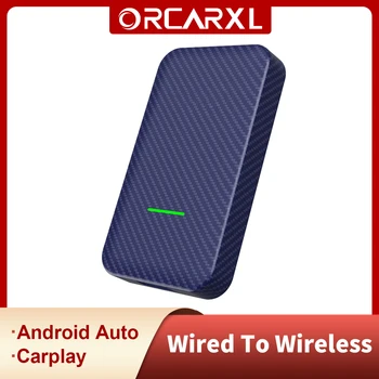 Актуализация на кутията безжична мини адаптер CarPlay Android Auto 4.0, wi автомобилен плейър, ключ, автомобили радиосистема, безжична връзка