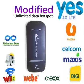 Безжичен USB ключ LTE мобилна широколентова връзка 150 Mbps модемная карта Сим-карта Безжичен рутер, USB, 150 Mbit/с модемная карта