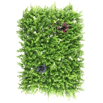 Стенни панела от изкуствена трева 60x40 см, за сватба или украса на дома - 2