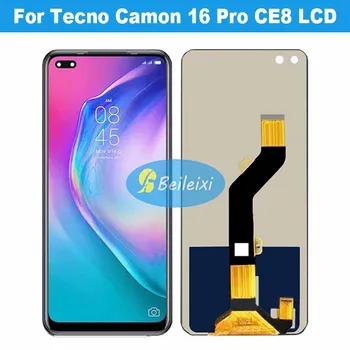 За Tecno Camon 16 Pro CE8 LCD Сензорен дисплей Дигитайзер В събирането на Резервни Части