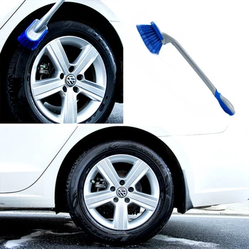 ABS, PP Четка за автомобилни гуми Ръчен инструмент за почистване на автомобилни гуми