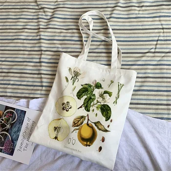 Холщовая пазарска чанта, с преливащи се цветове дамски чанти, дамски Еко чанти за пазаруване, художествена мультяшная Реколта козметична ежедневна чанта през рамо, чанта за пазаруване Teoon
