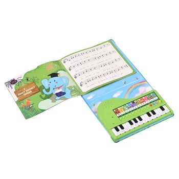 Bigfun 20-ключ клавиатура изпълнява пиано Книга Електронна Клавиатура за Пиано и Музикална Книга 2-в-1 на Пиано Композитор модул за Обучение Музикален Приспособление за Деца