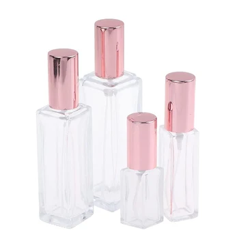 стъклени флакони-опаковки 1бр, 20 мл 30 мл от розово злато, Преносим за многократна употреба Спрей, Пътен парфюм, Спрей малки мъгла