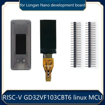 Такса за разработка на Linux + 0,96-инчов Екран + Комплект Калъфи За Longan Nano RISC-V GD32VF103CBT6 128KB Flash 32KB SRAM
