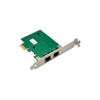 Сървър мрежова карта на PCI-E X1 2.5 G Двухпортовая Гигабитная мрежова карта I225-V Ethernet-контролер с два порта 2.5 GbE Порта, RJ-45