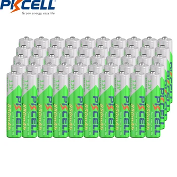 50ШТ Акумулаторна батерия PKCELL AAA с предзарядкой AAA NIMH 1.2 850 ма за играчки, фенерче, дистанционно управление