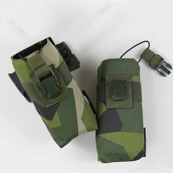 Геометрична Радио GPS Радио Чанта Тактическа капак за чаши Чанта за чадър MOLLE Система Подпомагаща чанта чанта TMC Туристически аксесоари