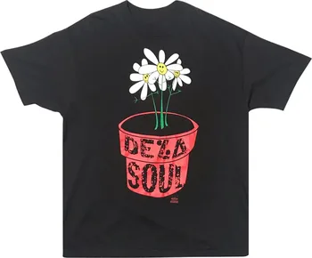 Рядка 1993 De La Soul Is Dead Черна Риза Унисекс С Къс Ръкав В Пълен размер HND314 с дълъг ръкав