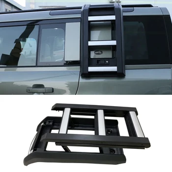 подходящи за автомобили Land Rover Defender 90/110 от алуминиева сплав, сгъваема асансьор, странична врата, стълби, външни аксесоари