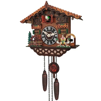 Дървени часовници, Стенни часовници Bird Аларма Часовник с кукувица и за декорация на детска стая