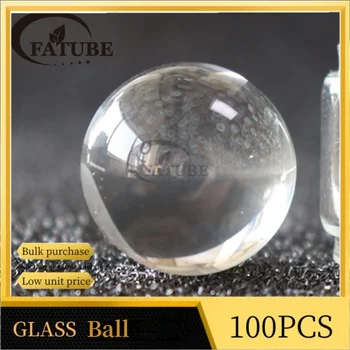 100ШТ Стъклена топка FATUBE Стъклен украшение Подарък без опаковка Външен диаметър 20 mm OD20mm