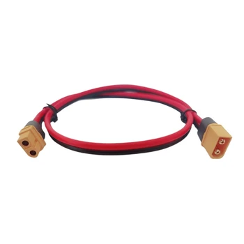 1 бр. Удлинительный кабел XT60 от щепсела XT60 до штекеру XT60 Силиконов проводник 12AWG Директен доставка