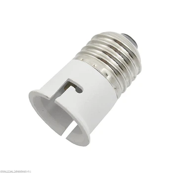 1 бр. Лампа със стандартен цокъл от E27 до B22 със средна основа, конвертор на осп лампи на цокъл Edison с перка на байонет, държач капак