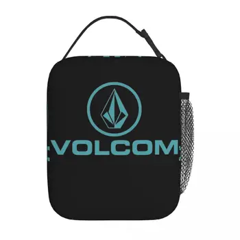 Изолиран обяд-бокс с логото на Volcoms за съхранение на продукта Кутия за храна Y2K термоохладитель Bento Box за училище