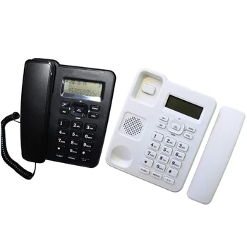 KX-6001CID Стационарен телефон с фиксиран екран за идентификация на обаждащия се С регулируем тон Кабелен телефон