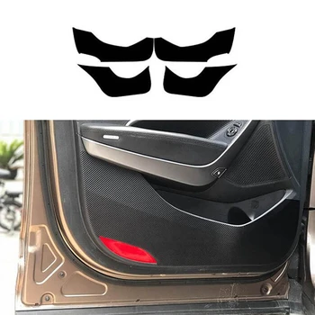 Стикер на вътрешната странична врата за стайлинг на автомобили, защитни стикери от карбон за Hyundai Santa Fe 2013-2018 Ix45