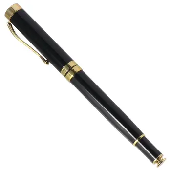 Черни химикалки за равномерен писане, най-добрият подарък с тапицерия злато, химикалки за писане, за да проверите за жени