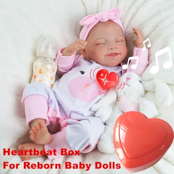 Кутия с Сердцебиением за Кукли Reborn Кукли за Новородено, с Реалистично Сердцебиением Придружават Децата си, за Да Облекчи Самотата Подаръци За Деца