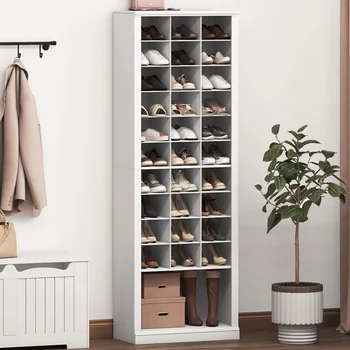 11-различен гардероб за съхранение на обувки, свободно стоящи организаторите и склад с 31 отворена клетка, компактен стелаж за обувки