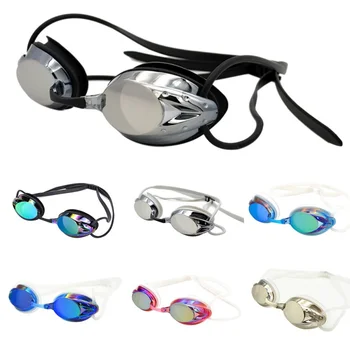 Плувни Очила За Мъже И Жени, Професионални Очила С Защита От Замъгляване, UV-Защита, с Регулируема Лента, Водоустойчива Силиконови Очила