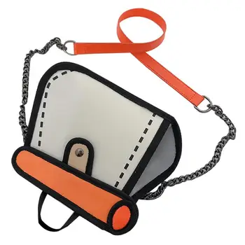 Чанта за рисуване на 2D Чанта за рисуване Модерен една малка торта Чанта през рамо Ежедневни чанти през рамо Дамски чанти-тоут за ежедневна употреба по време На пътуването