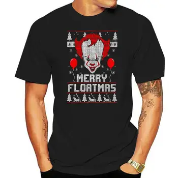 Весела пародийная тениска Floatmas, коледен клоун, мъжки t-shirt Грозната Christamas