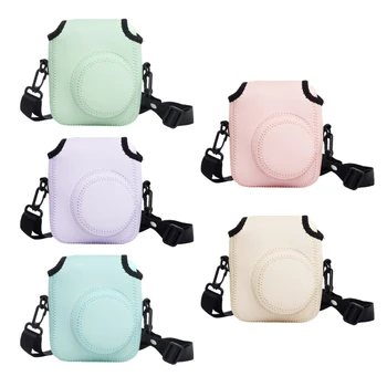 Мека чанта за фотоапарат instax mini12 Предпазва вашето устройство от надраскване Мека и здрава чанта с удобна каишка ярки цветове
