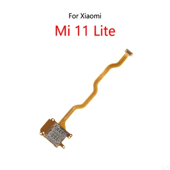 5 бр./лот за Xiaomi Mi 11 Lite 5G Слот за SIM-карта, титулярът, тава, гнездо за четец, гъвкав кабел
