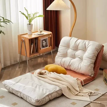 Удобни дивани с флип от облегалка, бели татами, смешни единични дивани, изчистен релаксираща пода, мебели за хола Woonkamer Banken