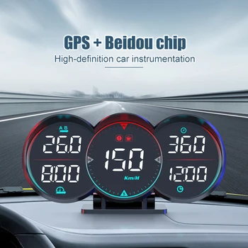 Аларма За Превишаване на Скоростта И Умора Шофиране G17 Авто Централен Дисплей GPS HUD Цифров Сензор с захранван от USB КМ/ч, Мили/ч, Скоростомер, Автомобилни Аксесоари