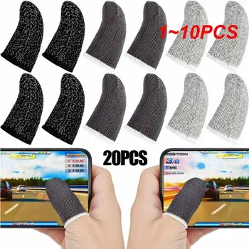 1 ~ 10ШТ Защитен От Пот Игра Ръкав За Пръстите на PUBG Professional Touch Screen Thumbs Sleeve За Игра с Телевизор, Мобилен Телефон, Игрови Ръкавици