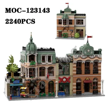 Класически MOC-123143 Хотел 2240 Парчета, Подходящи за 10297 Възрастни в Кралската изложба за Строителни Блокове Играчки на Децата си САМ 