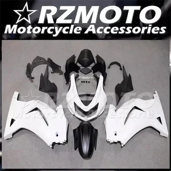 Нов комплект обтекателей за мотоциклети ABS, подходящ за КАВАЗАКИ 250 EX250 2008 2009 2010 2011 2012 08 09 10 11 12 Комплект тяло с бял цвят