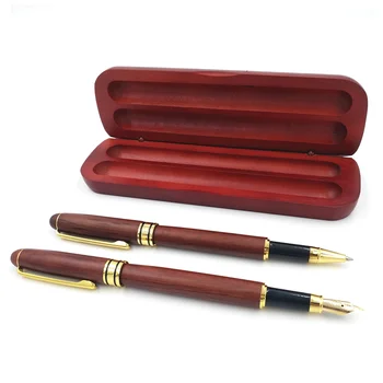 Комплект дръжки за подпис от Съвместния Roseood Fountain Pen с канцелярскими принадлежности за училище Box Office