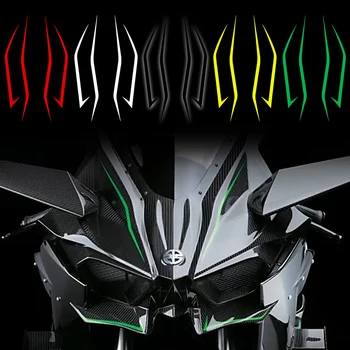 Мотор Преден фар Светлоотразителни стикери, Етикети САМ Обтекател Водонепроницаемое украса за Kawasaki Ninja NINJA400 H2 H2SX