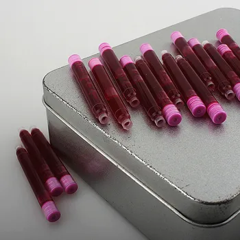 Jinhao 15шт Цветно мастило касета за пълнене на писалка Канцеларски материали за ученици, канцеларски мастило